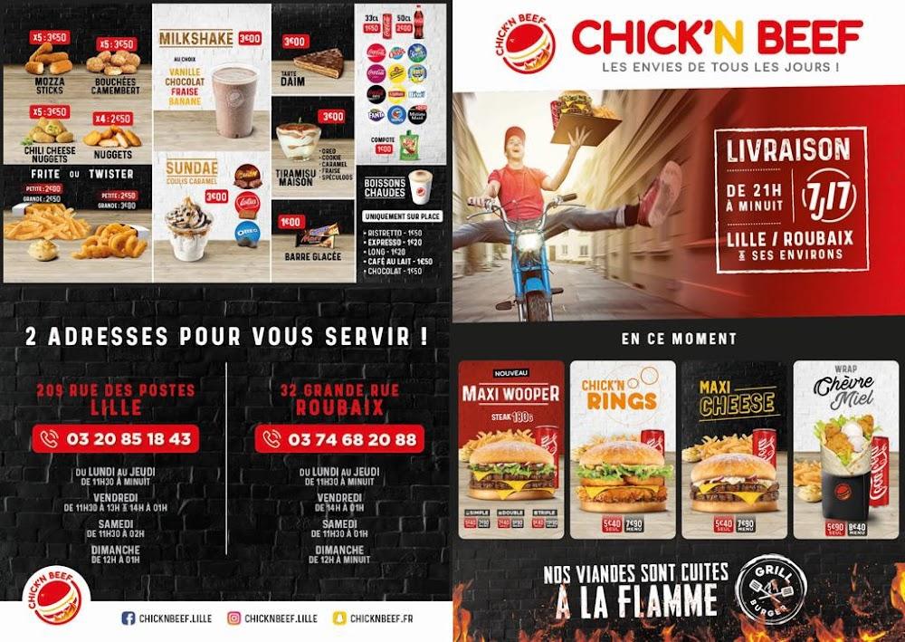 Chick'n Beef Lille Postes - Menu Image 2